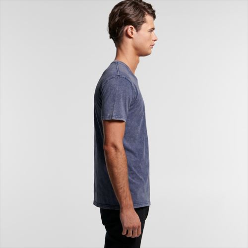 as colour Mens Stone Wash Staple Tee