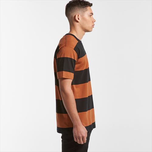 as colour Mens Wide Stripe Tee