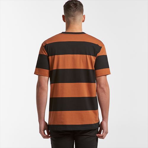 as colour Mens Wide Stripe Tee