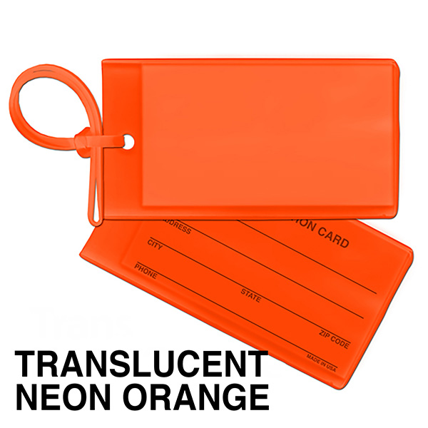quikey Bag & Luggage Tag - Business Card Insert - Spot Color