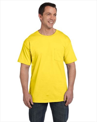 hanes Unisex 6.1 oz. Beefy-T with Pocket