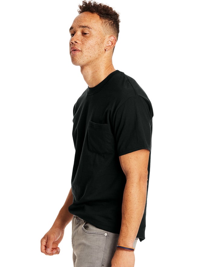 hanes Unisex 6.1 oz. Beefy-T with Pocket