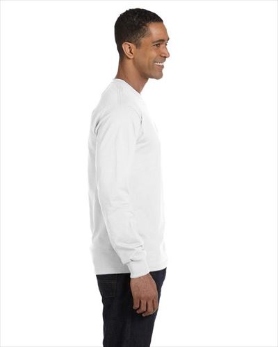hanes Mens 5.2 oz. ComfortSoft Cotton Long-Sleeve T-Shirt