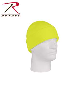 rothco Safety Green Deluxe Fit Knit Acrylic Watch Cap