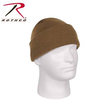 rothco Coyote Brown Deluxe Fine Knit Acrylic Watch Cap