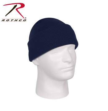 rothco Navy Blue Deluxe Fine Knit Acrylic Watch Cap