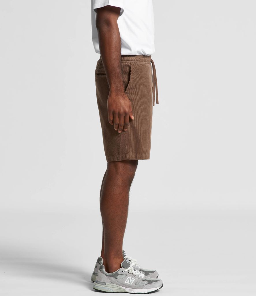 as colour MENS CORD SHORTS