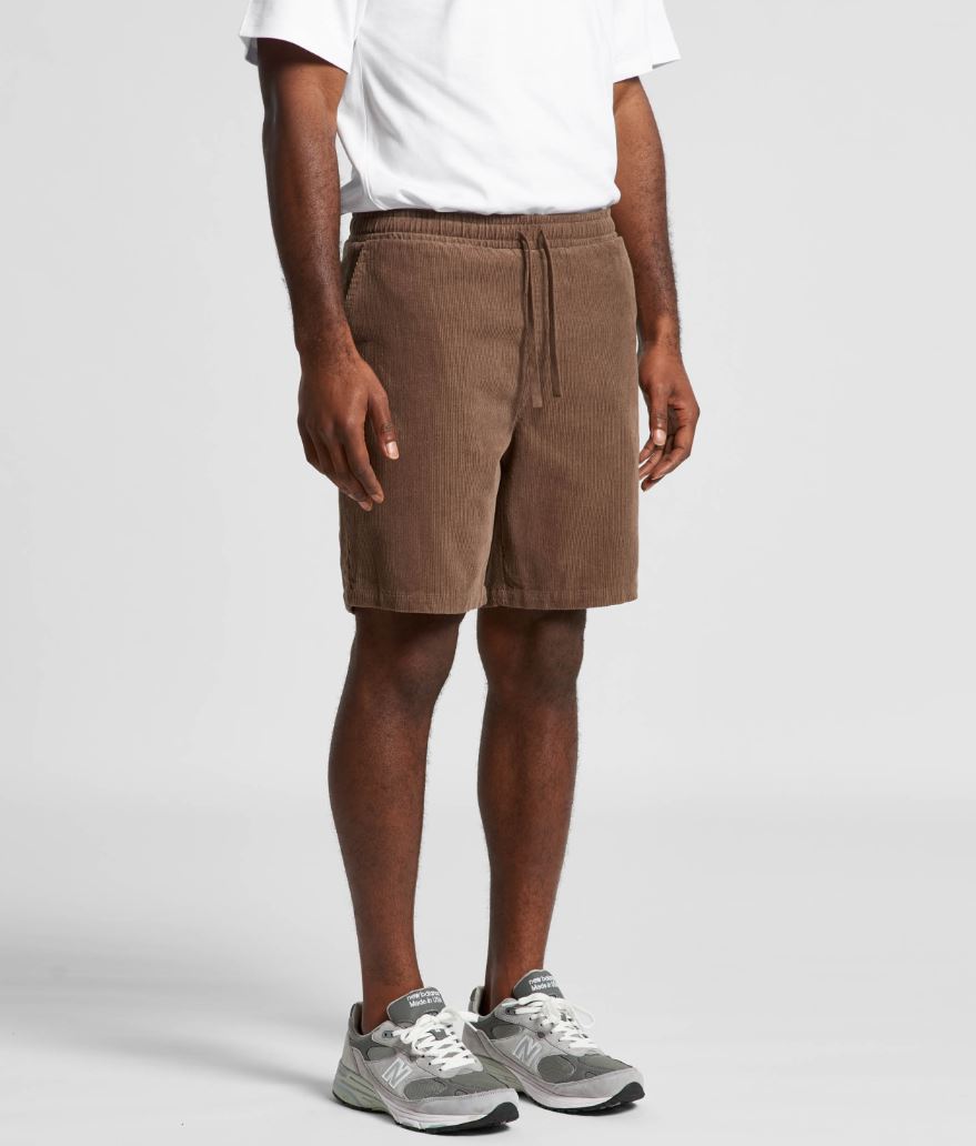 as colour MENS CORD SHORTS