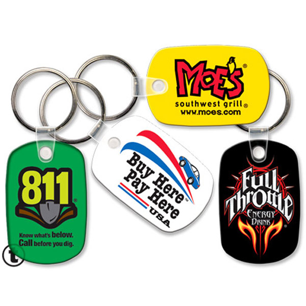 quikey Key Tag - Standard Oval - Spot Color
