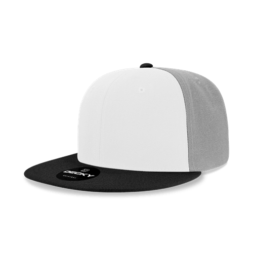 decky 6 Panel High Profile Structured Acrylic/Polyester Snapback