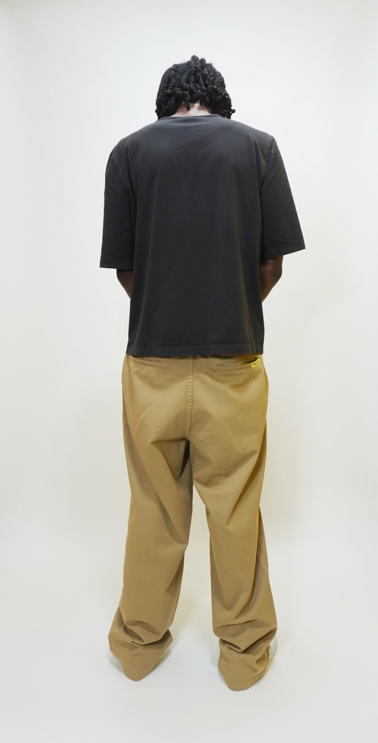 neo blue Khaki Baggy Chino Pants