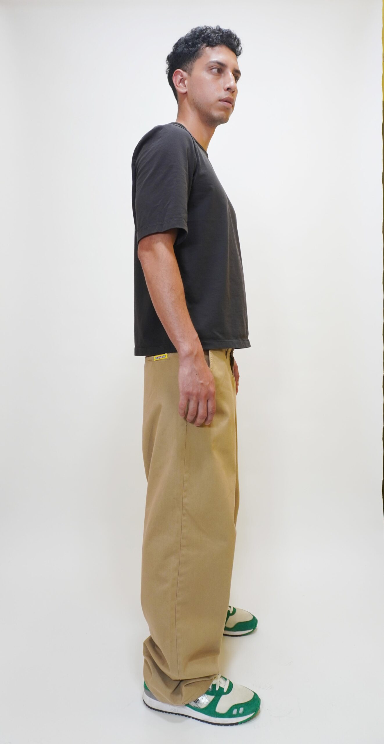 neo blue Khaki Baggy Chino Pants