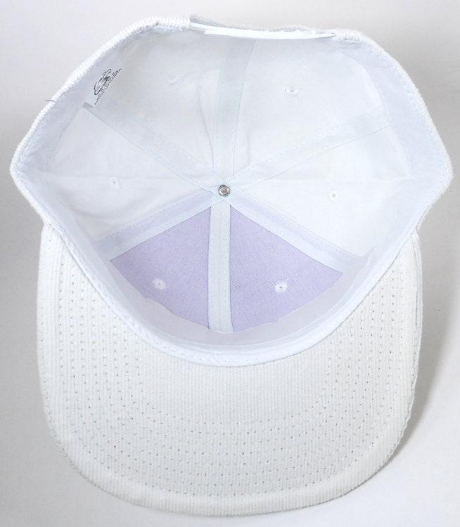 august caps CORDUROY Wholesale Blank Snapback Caps - Solid - White