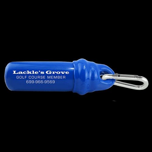 gemini Vinyl Floating Keytainer With Carabiner