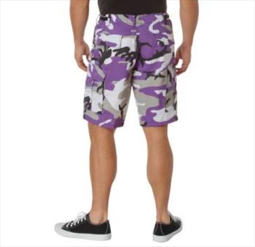 【Close Out Sale】rothco Ultra Violet Colored Camo BDU Shorts