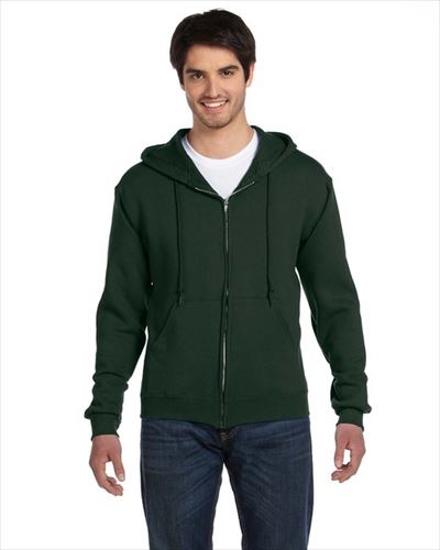 fruit of the loom Adult 12 oz. Supercotton Full-Zip Hood