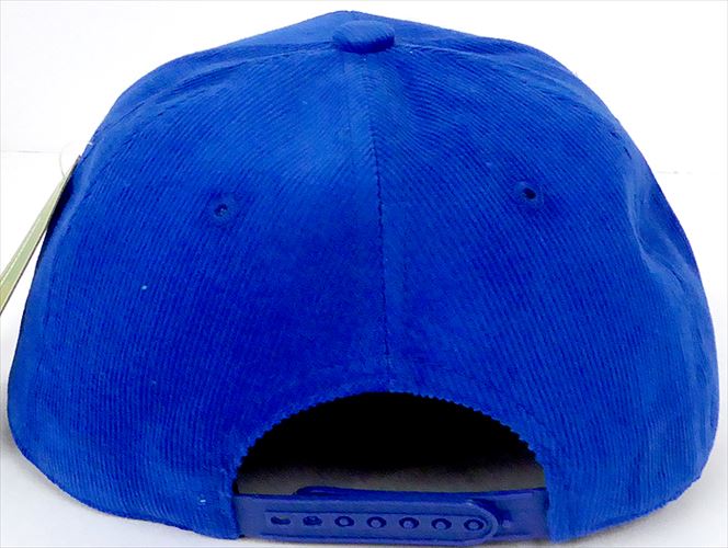 august caps Corduroy Blank Snapback Caps - Solid - Royal Blue