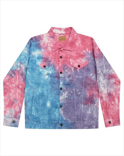 colortone Tie-Dyed Denim Jacket