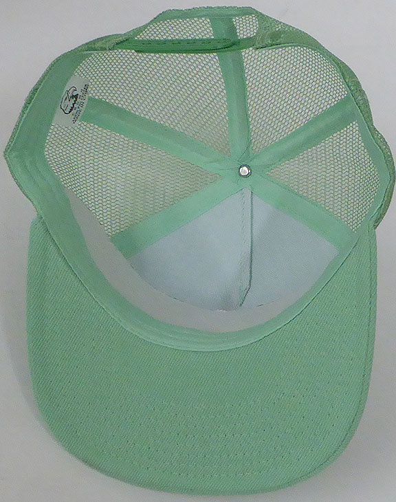 Mesh Trucker 5 Panel Snapback Blank Hats - Solid - Tiffany Blue