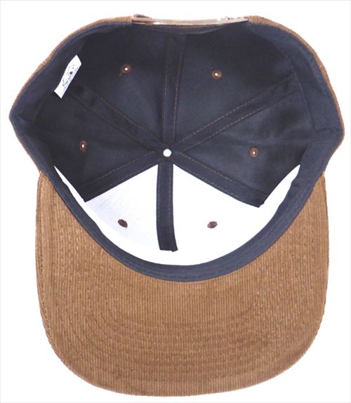 august caps CORDUROY Blank Snapback Caps - Solid - Brown