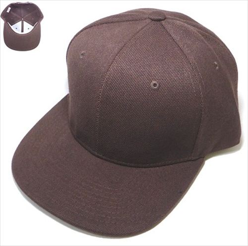 august caps Blank Snapback Hats & Caps - Brown
