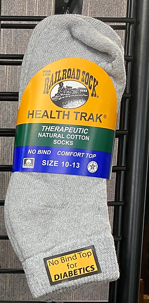 railroad sock 3 Pair Mens Quarter Therapeutic Sock