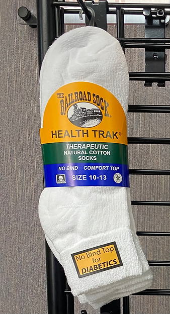 railroad sock 3 Pair Mens Quarter Therapeutic Sock