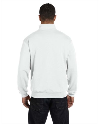 jerzees Adult 8 oz. NuBlend Quarter-ZipCadet Collar Sweatshirt