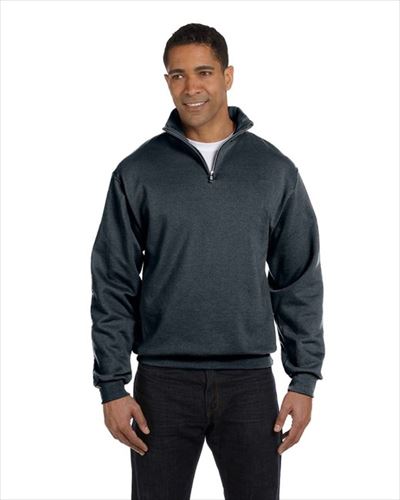 jerzees Adult 8 oz. NuBlend Quarter-ZipCadet Collar Sweatshirt