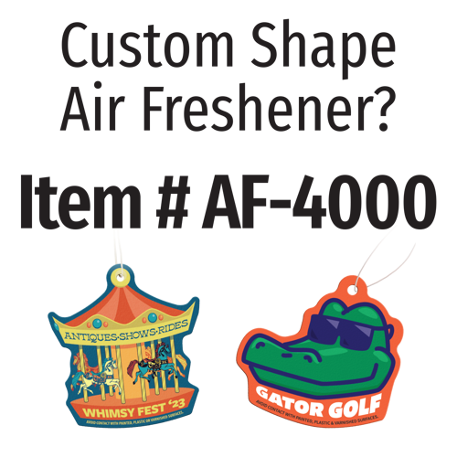 gemini Custom Shape Air Freshener