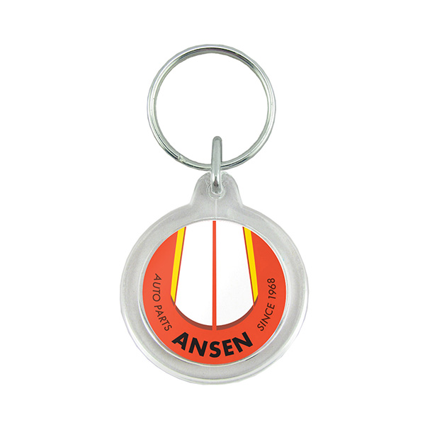 gemini Acrylic Key Tags, Circle
