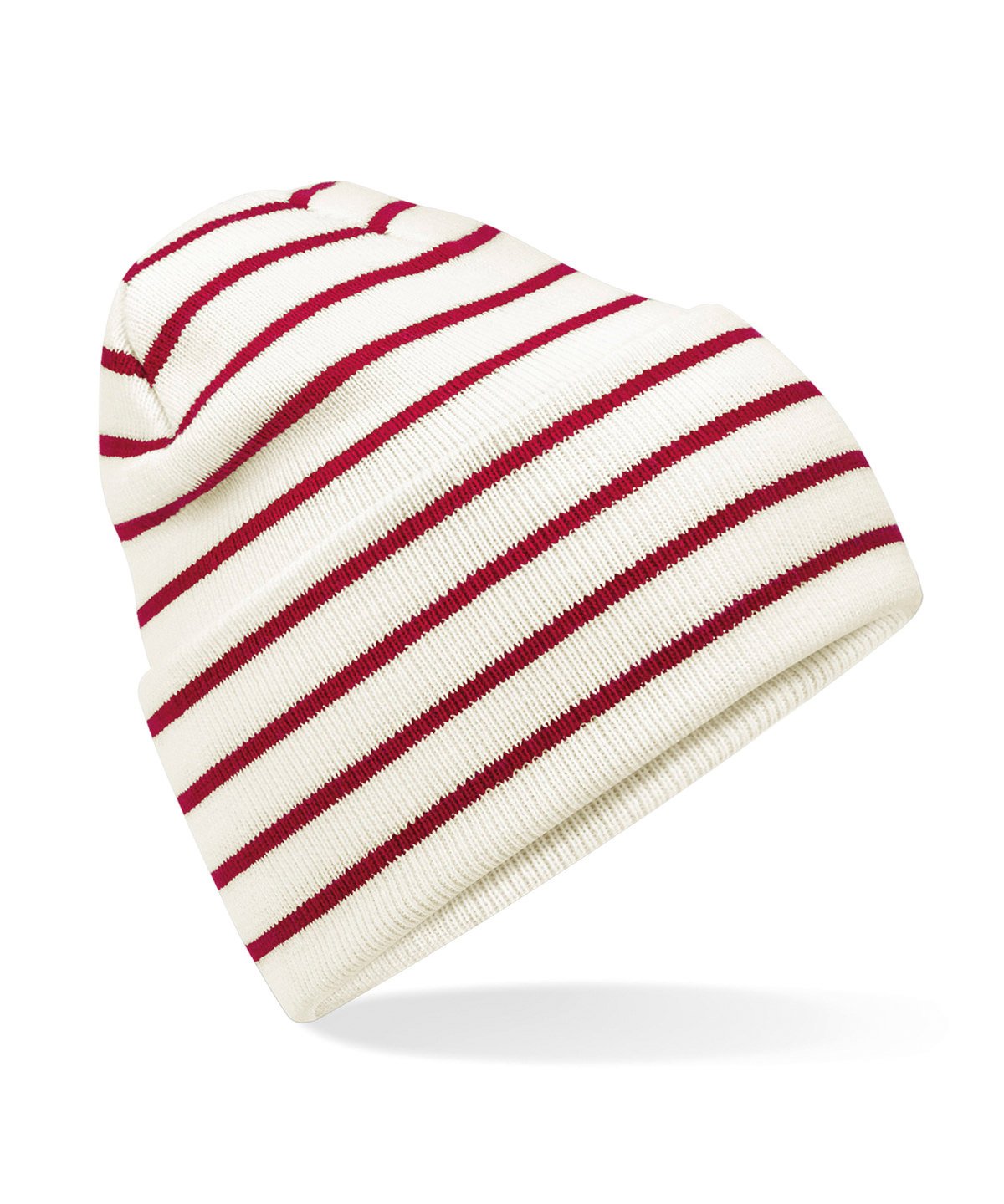 beechfield Original deep-cuffed striped beanie