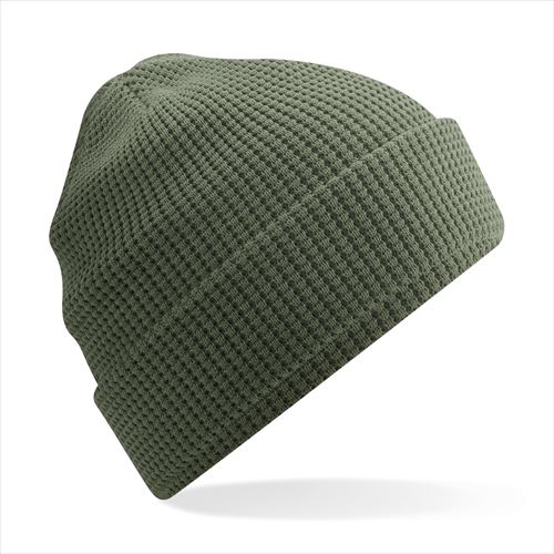 beechfield Organic cotton waffle beanie