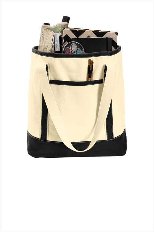 port authority Large Cotton Canvas Tote