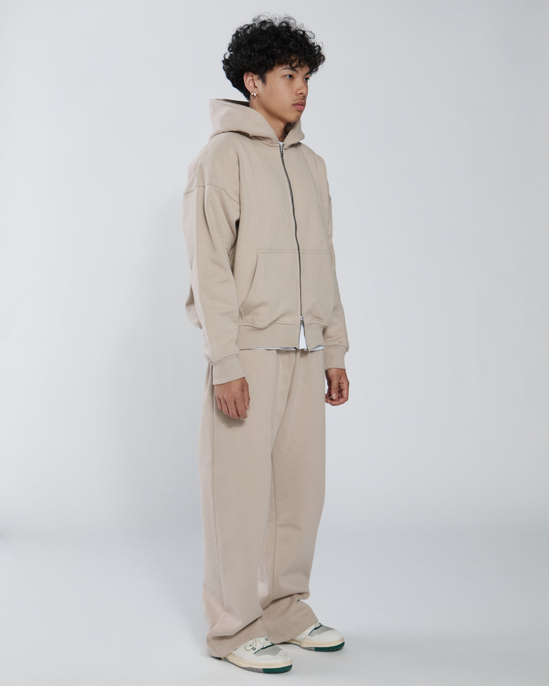 hours Drop Shoulder Zip Hoodie