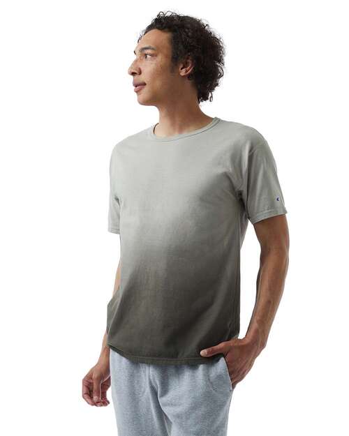 champion Unisex Classic Jersey Dip Dye T-Shirt
