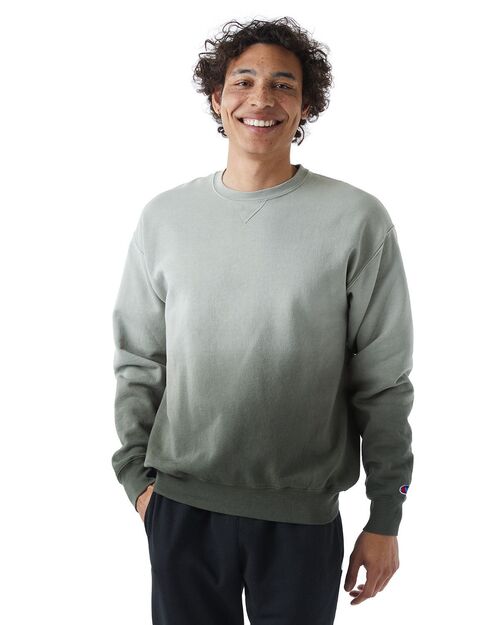 champion Unisex Dip Dye Crewneck Sweatshirt