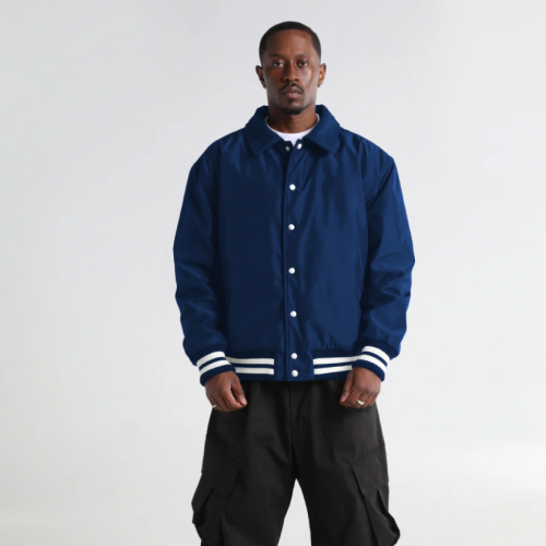 shaka wear Collared Varsity Jacket