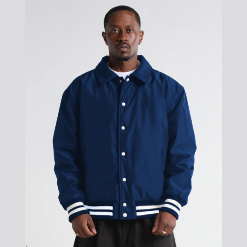 shaka wear Collared Varsity Jacket