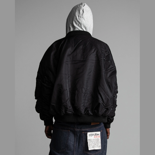 shaka wear DROP SHOULDER BOMBER JACKET