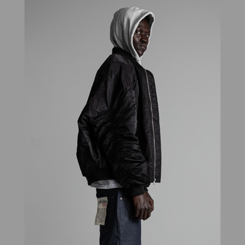 shaka wear DROP SHOULDER BOMBER JACKET