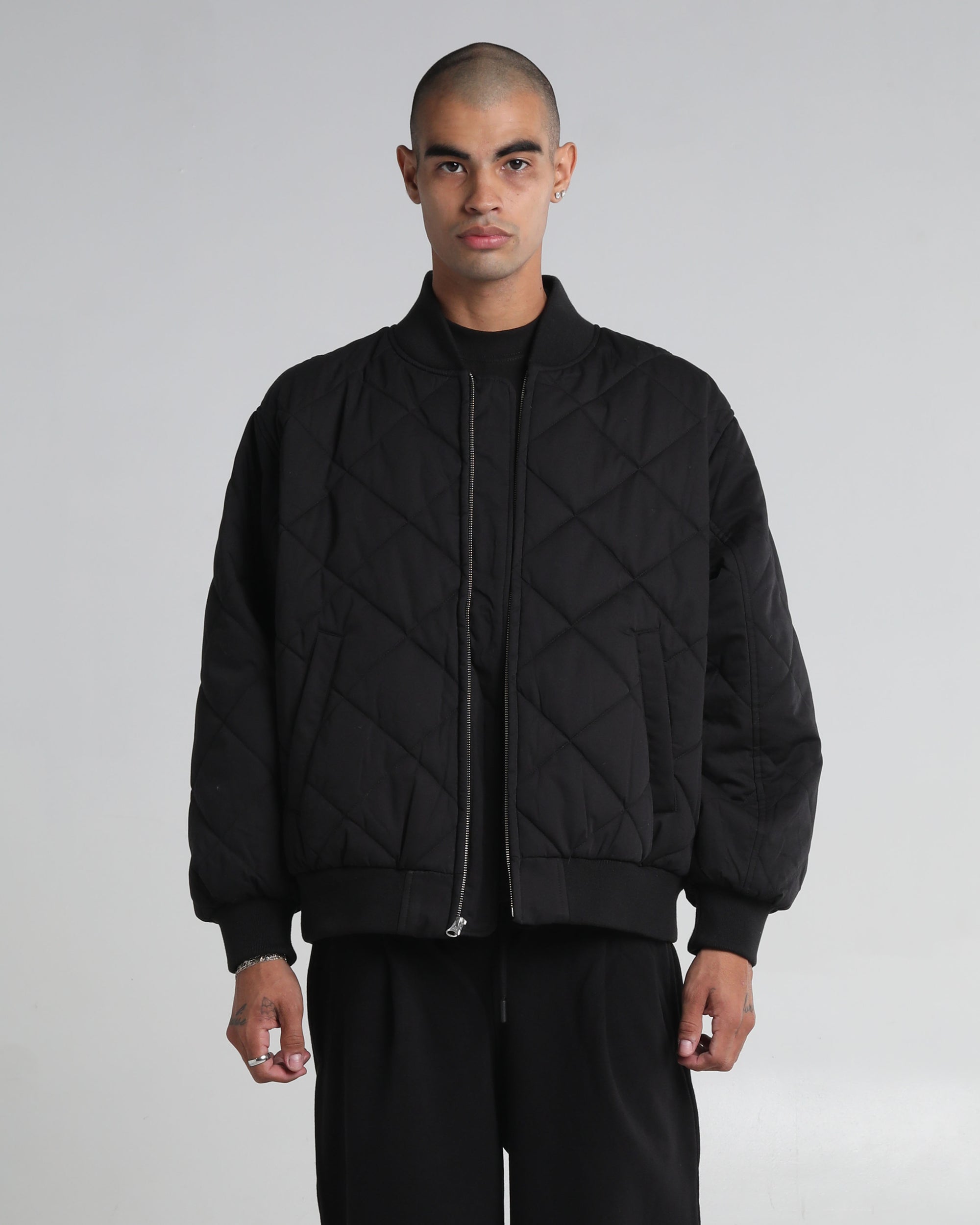 shaka wear Diamond Quilted Jacket