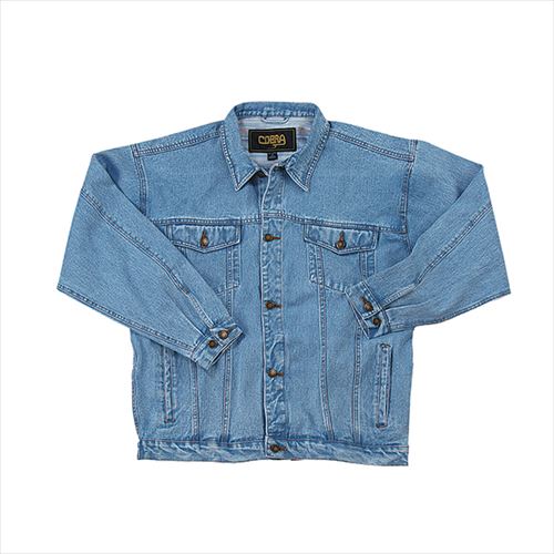 【Close Out Sale】cobra cap 14 oz Heavy Washed Denim Classic Jean Jacket