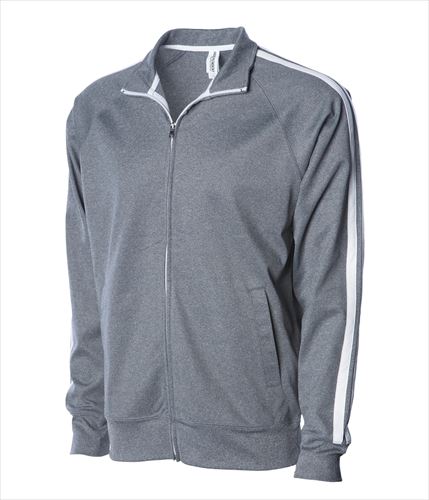 independent trading Unisexs Poly-tech zip track jacket