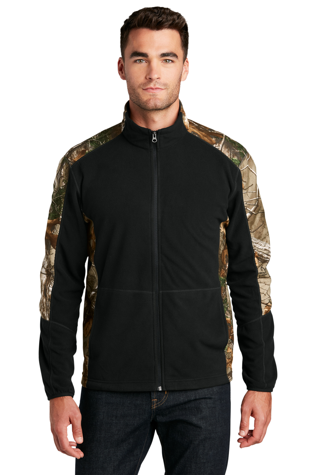 port authority Camouflage Microfleece Full-Zip Jacket