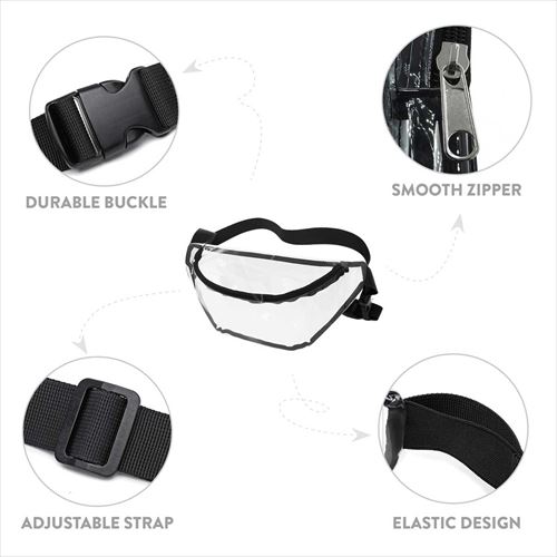 nissun cap Clear waist pouch