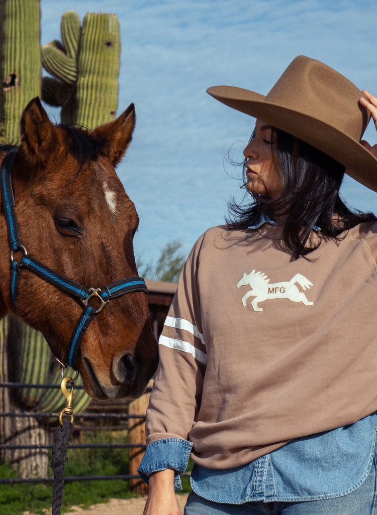 weld mfg Giddy Up Crewneck