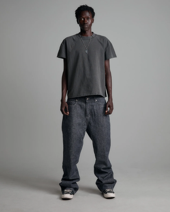 shaka wear 7.5oz Max Heavyweight Garment Dye Raw Hem Tee