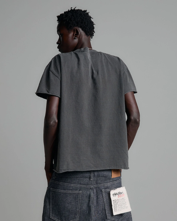 shaka wear 7.5oz Max Heavyweight Garment Dye Raw Hem Tee