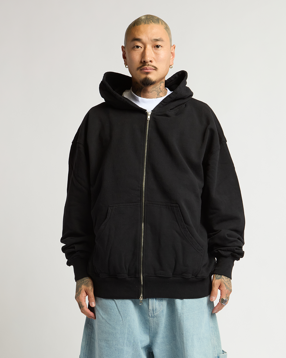 shaka wear Max Heavy Fleece Garment Dye Zipper Hoodie